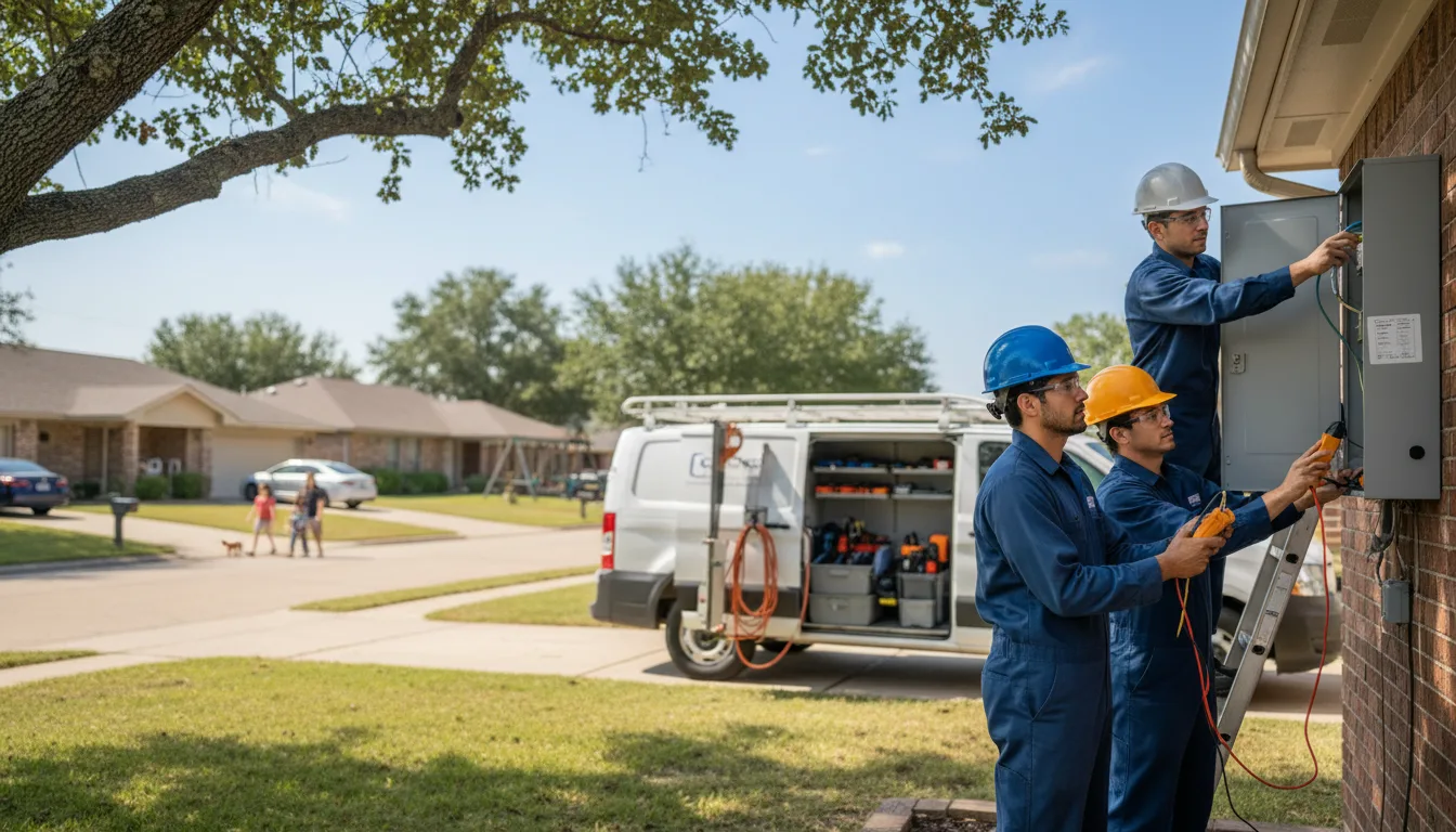 Certified electrician providing emergency electrical services in Regan, ND